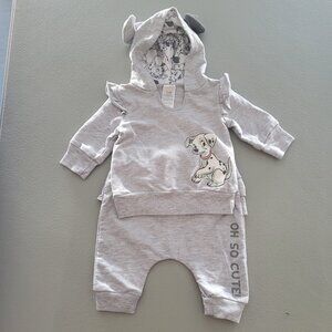 Disney Baby 101 Dalmatians Outfit 0-3 months